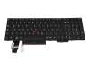 5N20V78046 original Lenovo clavier DE (allemand) noir/noir abattue avec mouse stick