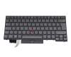 5N21B08351 original Lenovo clavier DE (allemand) noir/gris avec rétro-éclairage et mouse stick