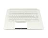 6B.C4HN1.009 original Acer clavier incl. topcase DE (allemand) blanc/blanc avec rétro-éclairage