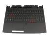 6BQ06N5017 original Acer clavier incl. topcase DE (allemand) noir/noir avec rétro-éclairage