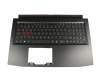 6BQ28N2011 original Acer clavier incl. topcase DE (allemand) noir/noir avec rétro-éclairage