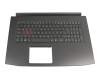 6BQ29N2011 original Acer clavier incl. topcase DE (allemand) noir/noir avec rétro-éclairage (GeForce 1060)