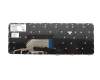 811839-041 original HP clavier DE (allemand) noir/noir abattue