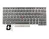 83E001J original Lenovo clavier DE (allemand) noir/argent avec mouse stick