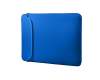 853258-021 original HP housse de protection (noir/bleu) pour appareils 15,6\"