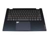 8S5CB1B3908300RH original Lenovo clavier incl. topcase US (anglais) gris/bleu avec rétro-éclairage