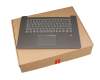 8SST60M57336 original Lenovo clavier incl. topcase DE (allemand) gris/gris avec rétro-éclairage