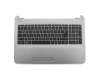 905891-041 original HP clavier incl. topcase DE (allemand) noir/argent avec inscription grise sur le clavier