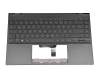 90NB0QX0-R30GE1 original Asus clavier incl. topcase DE (allemand) gris/noir