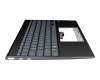 90NB0QX0-R30GE1 original Asus clavier incl. topcase DE (allemand) gris/noir