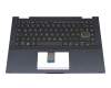 90NBORN1-R31GE2 original Asus clavier incl. topcase DE (allemand) noir/noir