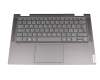 9Z.NDUBN.F00 original Lenovo clavier incl. topcase CH (suisse) gris/gris avec rétro-éclairage