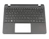 AEZHJG00020 original Quanta clavier incl. topcase DE (allemand) noir/noir