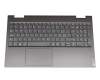 AM1FH000900 original Lenovo clavier incl. topcase CH (suisse) gris/gris avec rétro-éclairage