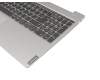 AM2GC000410 original Lenovo clavier incl. topcase DE (allemand) gris foncé/gris avec rétro-éclairage