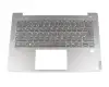 AM2GE000B00 original Lenovo clavier incl. topcase DE (allemand) gris/gris avec rétro-éclairage