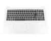 AP18C000180 original Lenovo clavier incl. topcase DE (allemand) gris/blanc