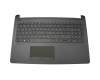 AP204000E00 original HP clavier incl. topcase DE (allemand) noir/noir (diamond)