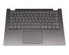 BFG10234001 original Lenovo clavier incl. topcase DE (allemand) gris/gris avec rétro-éclairage