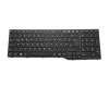 CP672220-XX original Fujitsu clavier DE (allemand) noir/noir abattue