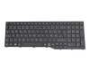 CP799804-53 original Fujitsu clavier DE (allemand) noir/noir