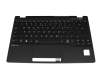 CP822314-01211121604 original Fujitsu clavier incl. topcase US (anglais) noir/noir avec rétro-éclairage