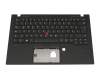 CS19BL-85D0 original Lenovo clavier incl. topcase DE (allemand) noir/noir avec rétro-éclairage et mouse stick