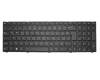 Clavier DE (allemand) noir/noir abattue pour Medion Akoya E6239