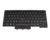 Clavier DE (allemand) noir/noir avec mouse stick original pour Lenovo ThinkPad L14 Gen 1 (20U1/20U2)