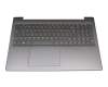 Clavier incl. topcase DE (allemand) anthracite/anthracite original pour Medion Akoya P17601 (M17WKN)