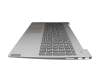 Clavier incl. topcase DE (allemand) gris/argent original pour Lenovo IdeaPad S340-15IIL (81WL)