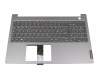 Clavier incl. topcase DE (allemand) gris/gris original pour Lenovo ThinkBook 15 IIL (20SM)