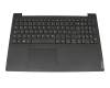 Clavier incl. topcase DE (allemand) gris/gris original pour Lenovo V15-IWL (81YE)