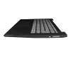 Clavier incl. topcase DE (allemand) gris/noir original pour Lenovo IdeaPad S145-14IWL (81MU)