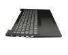 Clavier incl. topcase DE (allemand) gris/noir original pour Lenovo IdeaPad S145-15API (81V7)