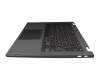 Clavier incl. topcase DE (allemand) gris/or original pour Lenovo IdeaPad Flex 5 CB-13IML05 (82B8)