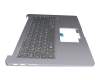 Clavier incl. topcase DE (allemand) noir/anthracite original pour Asus VivoBook 15 X510UF