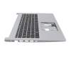 Clavier incl. topcase DE (allemand) noir/argent original pour Acer Aspire 5 (A515-55)