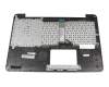 Clavier incl. topcase DE (allemand) noir/argent original pour Asus A555LA