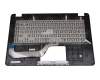 Clavier incl. topcase DE (allemand) noir/argent original pour Asus VivoBook 15 F505ZA