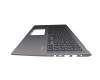 Clavier incl. topcase DE (allemand) noir/gris original pour Asus VivoBook 15 X512FL