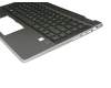 Clavier incl. topcase DE (allemand) noir/noir avec rétro-éclairage original pour HP Pavilion x360 14-dh1000