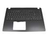 Clavier incl. topcase DE (allemand) noir/noir original pour Acer Extensa (EX215-52)