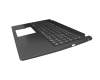 Clavier incl. topcase DE (allemand) noir/noir original pour Acer Extensa (EX215-52)