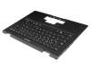 Clavier incl. topcase DE (allemand) noir/noir original pour Emdoor YS11G