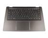 Clavier incl. topcase DE (allemand) noir/noir original pour Lenovo Yoga 510-14ISK (80UK)