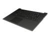 Clavier incl. topcase DE (allemand) noir/noir original pour Medion Akoya E6247/E6248 (M15GUN)