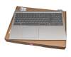 Clavier incl. topcase FR (français) gris/argent original pour Lenovo IdeaPad 330S-15AST (81F9)