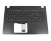 Clavier incl. topcase SF (suisse-francais) noir/noir original pour Acer Aspire 3 (A315-54K)