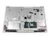 DG521_LOG UP_KB BRK_ASSY NEW original Lenovo clavier incl. topcase DE (allemand) gris/argent